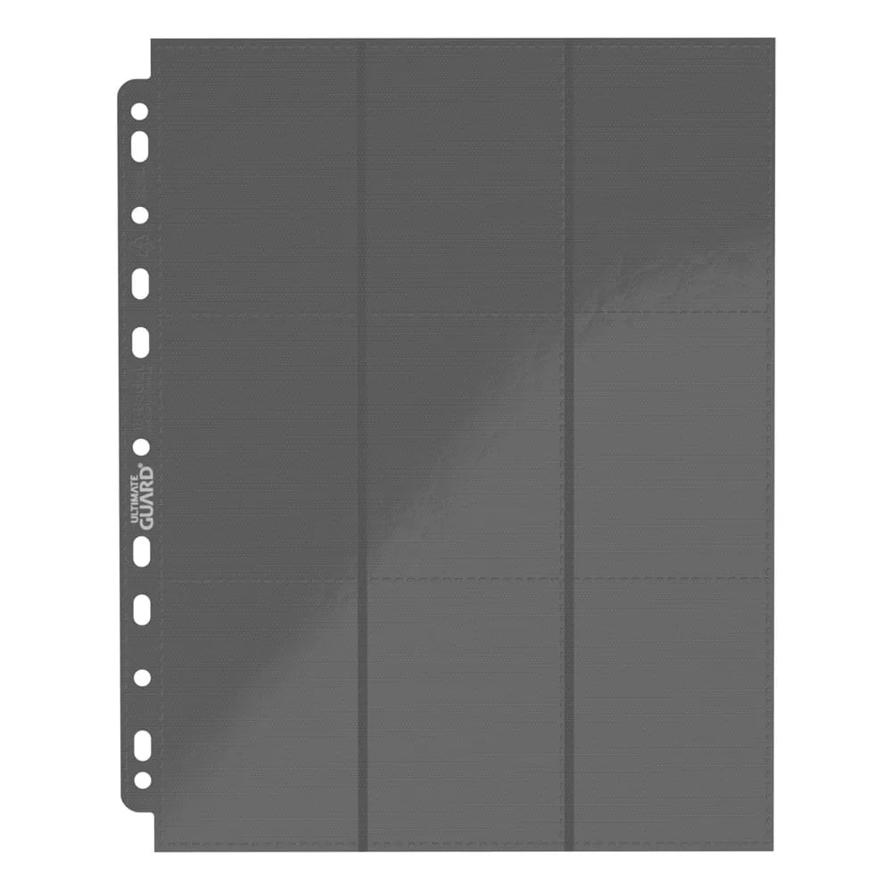 Ultimate Guard 18-Pocket Pages Side-Loading (10 Sheets) - Grey